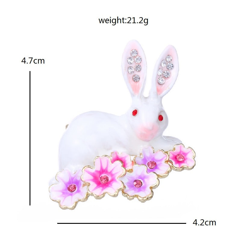 Rabbit brooches by Style's Bug (2pcs pack) - Style's Bug