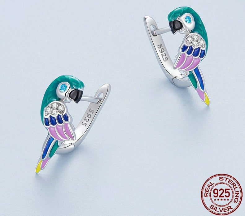 "Pixie the Macaw" Parrot Jewelry Set