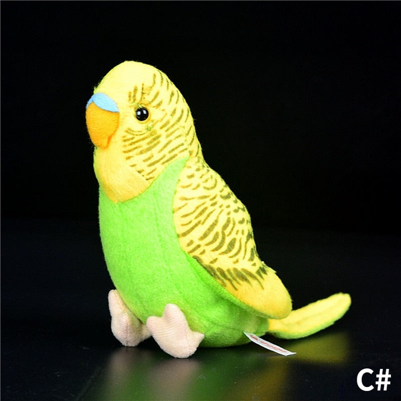 Lifelike Budgie Plushies by SB - Style's Bug Yellow + green