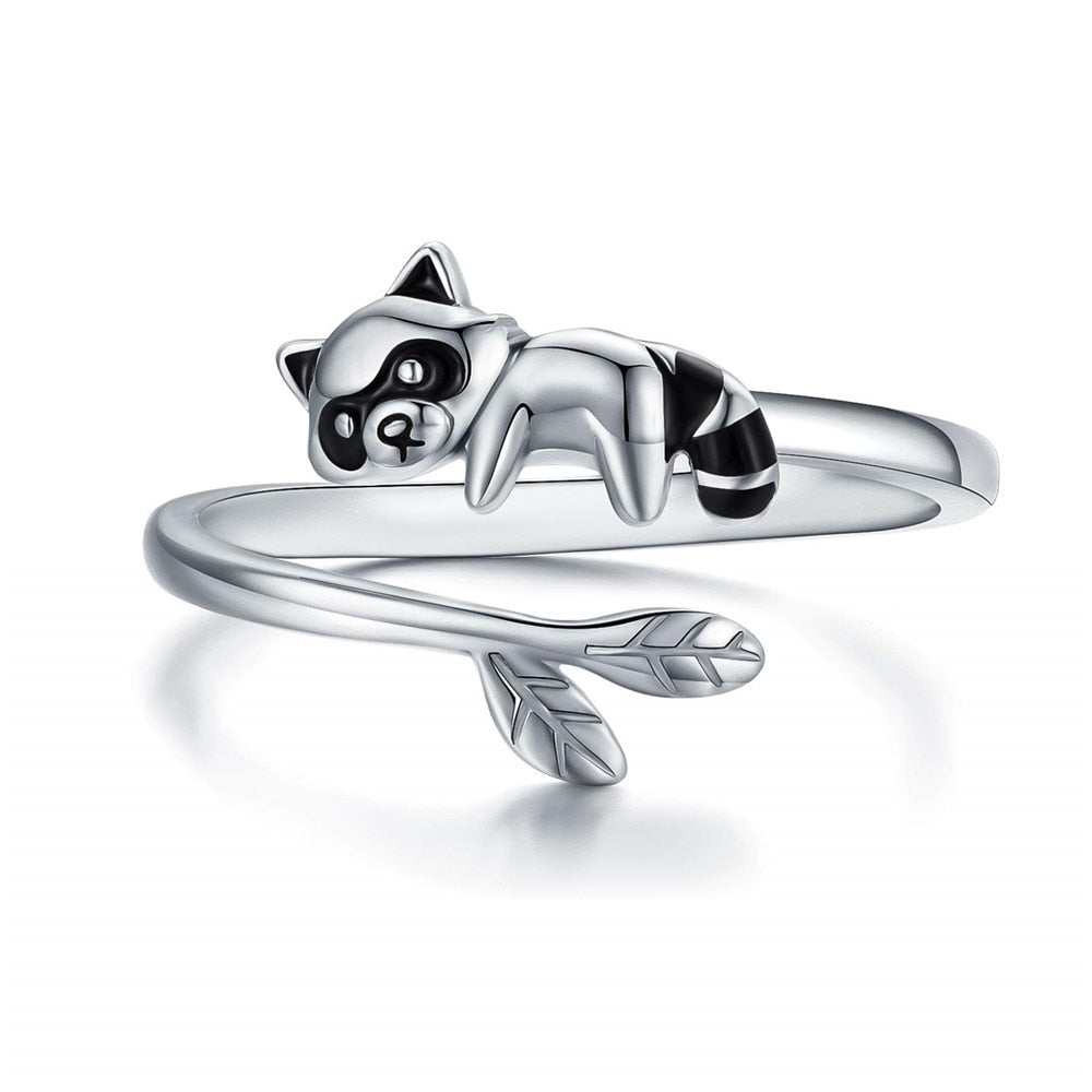 Sleeping Raccoon ring (2pcs pack) - Style's Bug 7