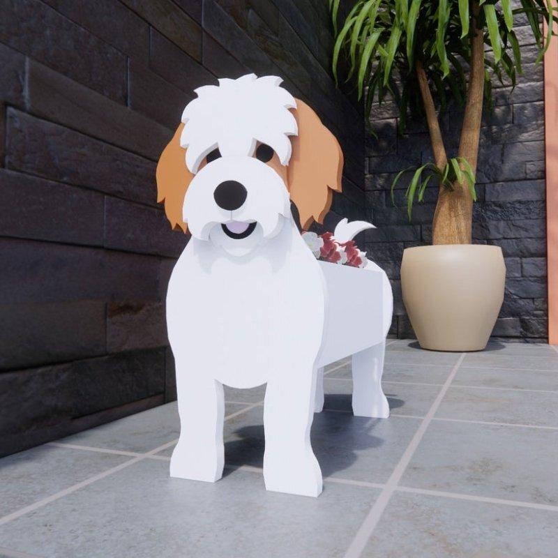 Realistic Dog flower planters - Style's Bug