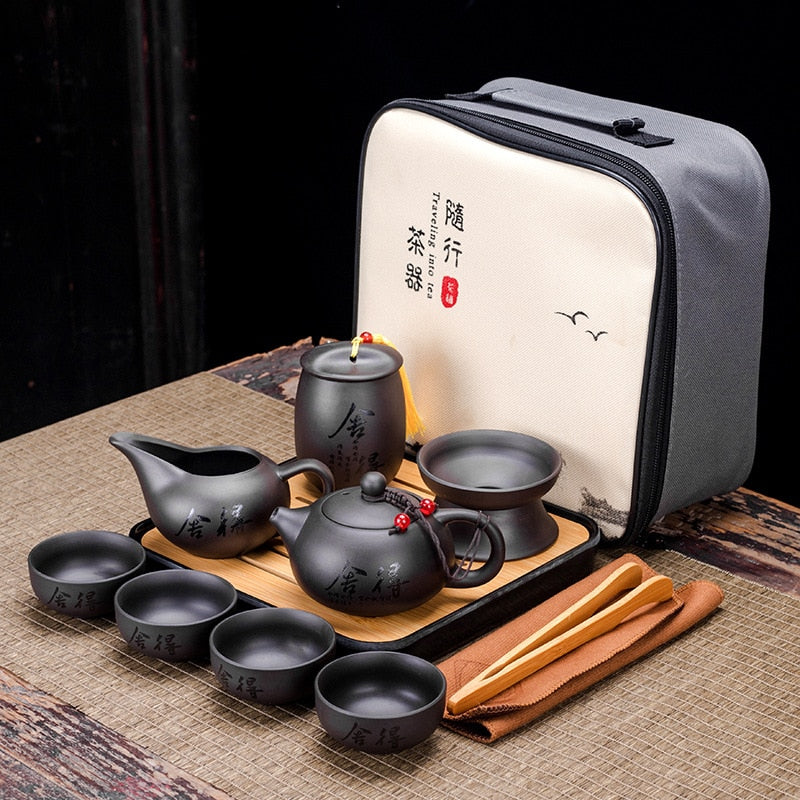Portable Retro Clay Teaware set by SB - Style's Bug M