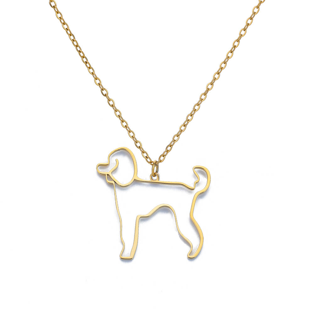 Artistic Dog necklaces