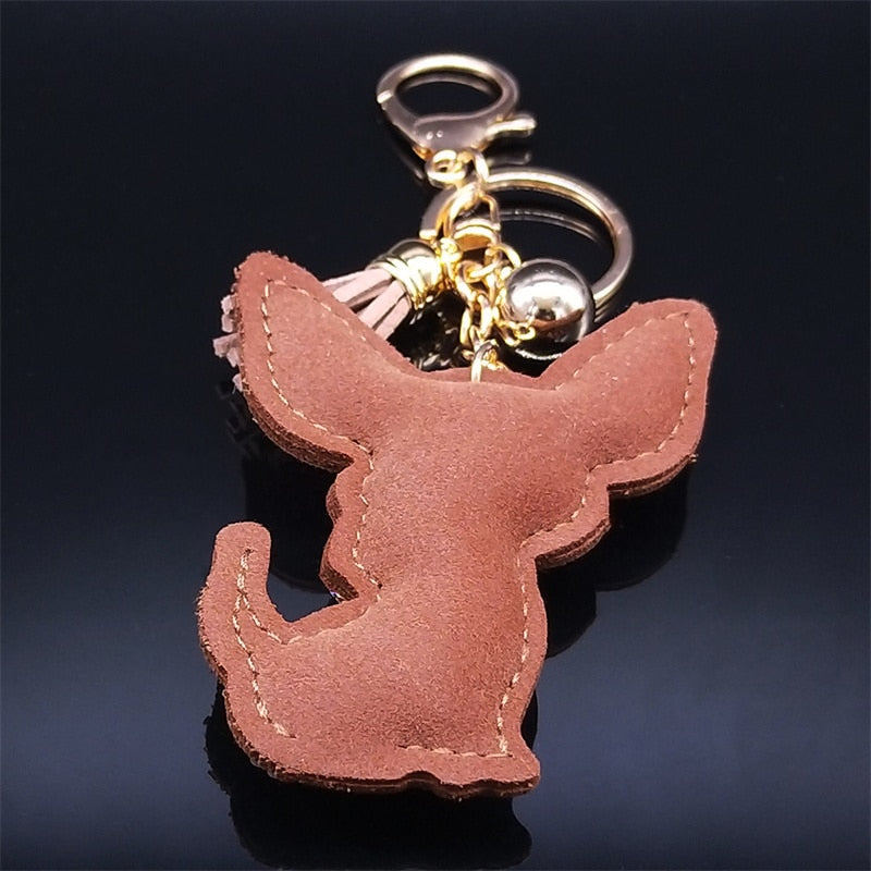 Crystal Chihuahua keychains - Style's Bug