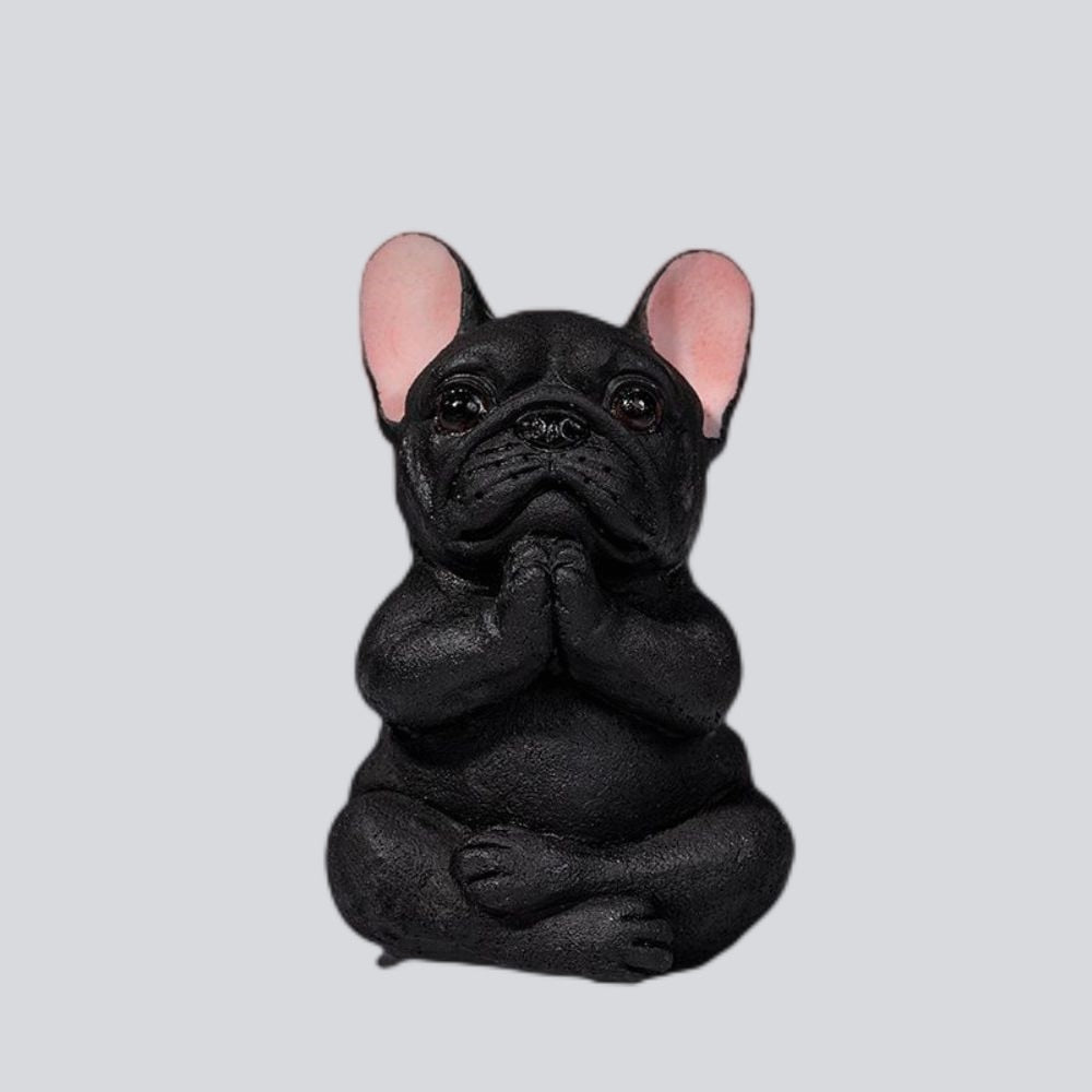 Realistic Yoga Dog statues by SB - Style's Bug French Bulldog -Worship