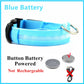 Anti-loss Dog LED Flashing Collar - Style's Bug Blue + Battery / XS (28-38 cm)