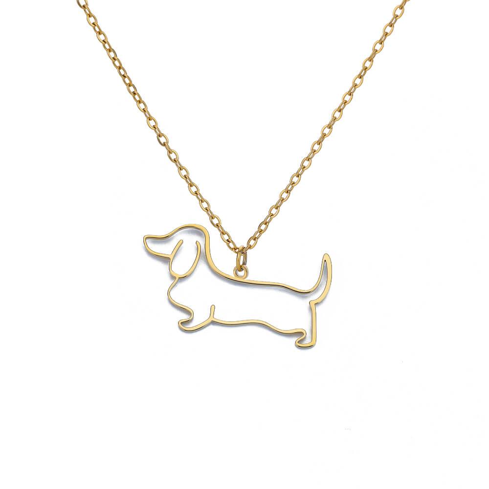 Artistic Dog necklaces