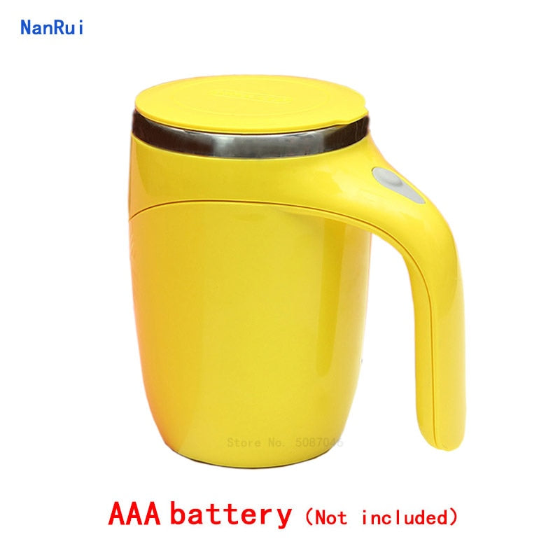 MugMaid™ - Automatic Self Stirring Mug - Style's Bug Yellow - Battery