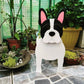 Realistic Dog flower planters - Style's Bug French Bulldog / 34 cm