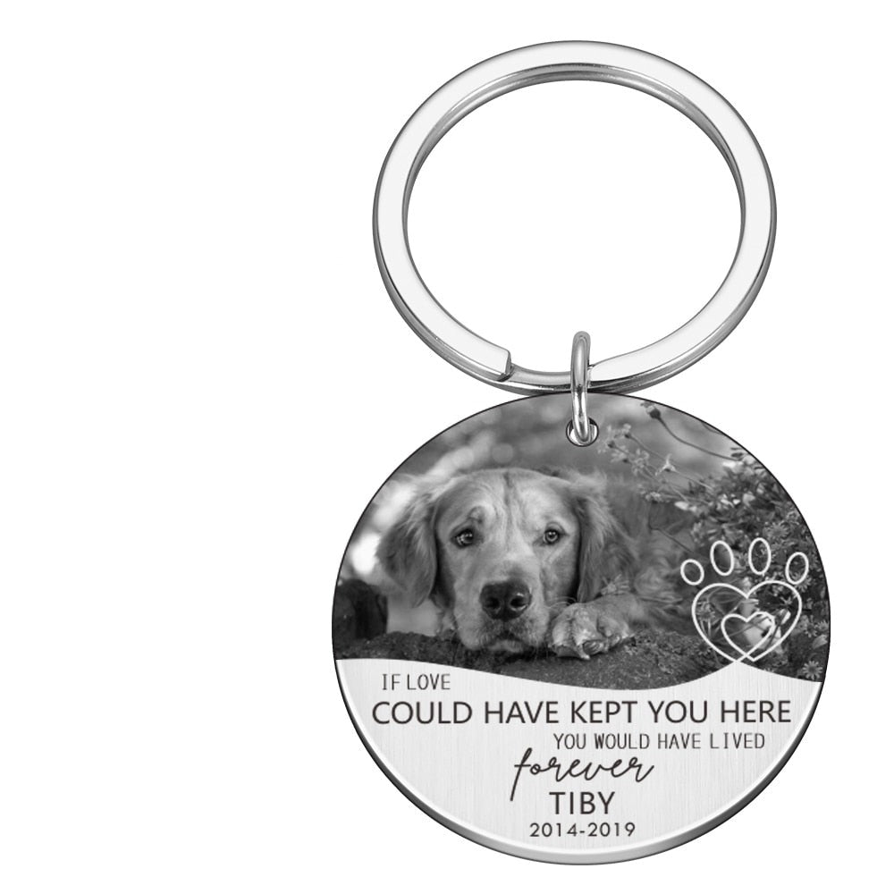 Personalised Dog Remembrance Keychains by Style's Bug - Style's Bug Silver