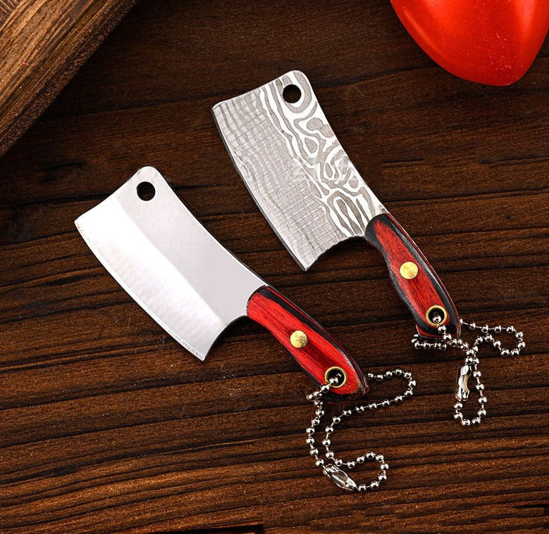 Mini Real Kitchen Knife keychain + mini sheath (2pcs pack) - Style's Bug