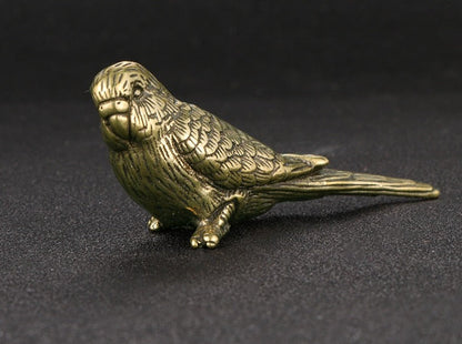 Brass Parrots by Style's Bug - Style's Bug 2 x Budgies