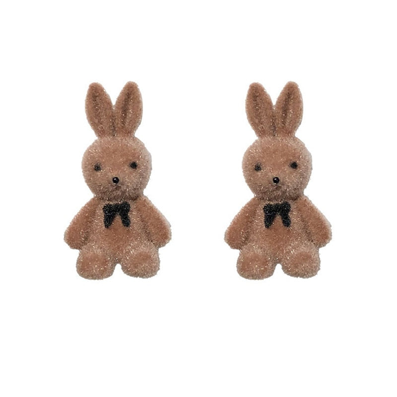 Teddy Bunny earrings - Style's Bug