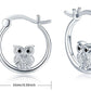 "Starring Tiny Owl" Hoop Earrings - Style's Bug