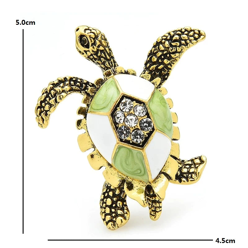 Realistic Turtle brooches - Style's Bug 2 x Vintage Beauty