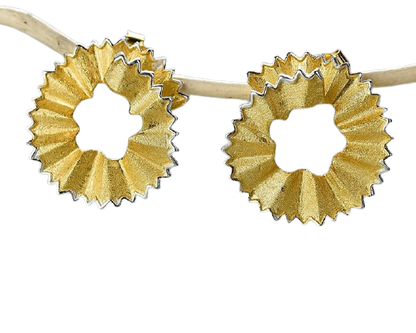 Pencil Shavings earrings by Style's Bug - Style's Bug Gold