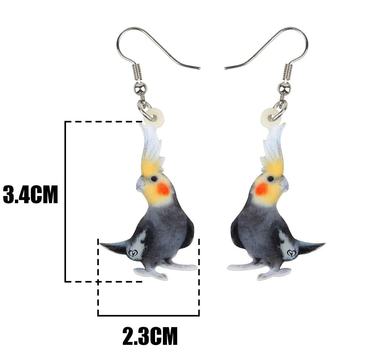 Acrylic Cockatiels by Style's Bug - Style's Bug