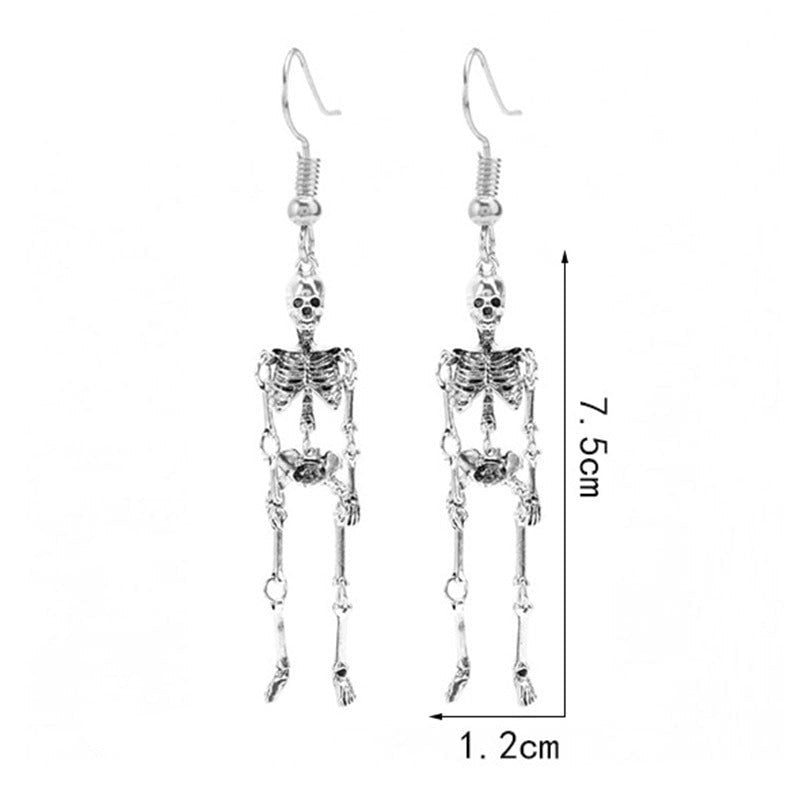 Mr. & Mrs. Skeleton Earrings by Style's Bug (2pcs pack) - Style's Bug