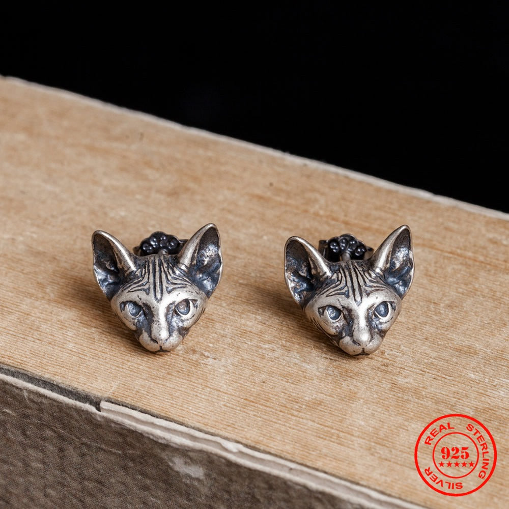 Sphynx cat earrings by Style's Bug - Style's Bug Normal
