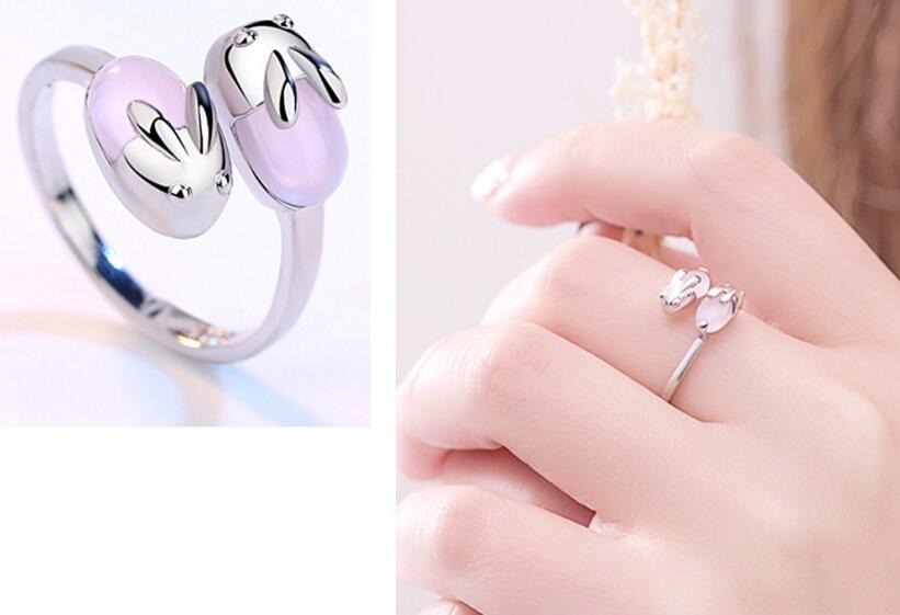 Bunny hug ring by Style's Bug - Style's Bug