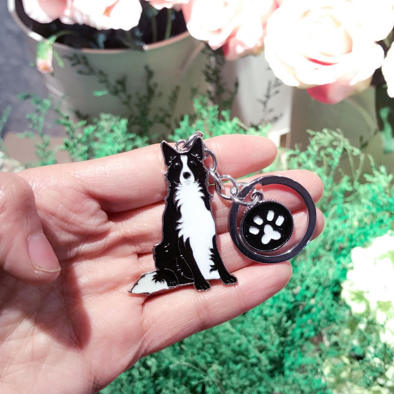Border collie Keychains (2pcs pack) - Style's Bug