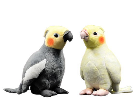 Lifelike Cockatiel Plushies by SB - Style's Bug