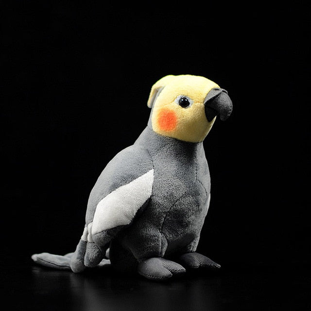 Lifelike Cockatiel Plushies by SB - Style's Bug Grey