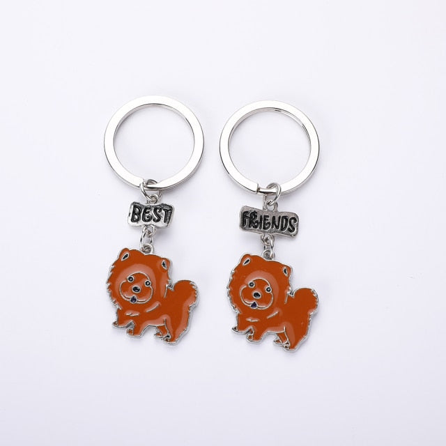 Chow Chow Dog Keychains by Style's Bug (2pcs pack) - Style's Bug Best friends - A