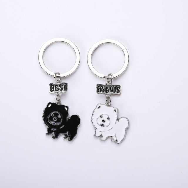 Chow Chow Dog Keychains by Style's Bug (2pcs pack) - Style's Bug Best friends - B