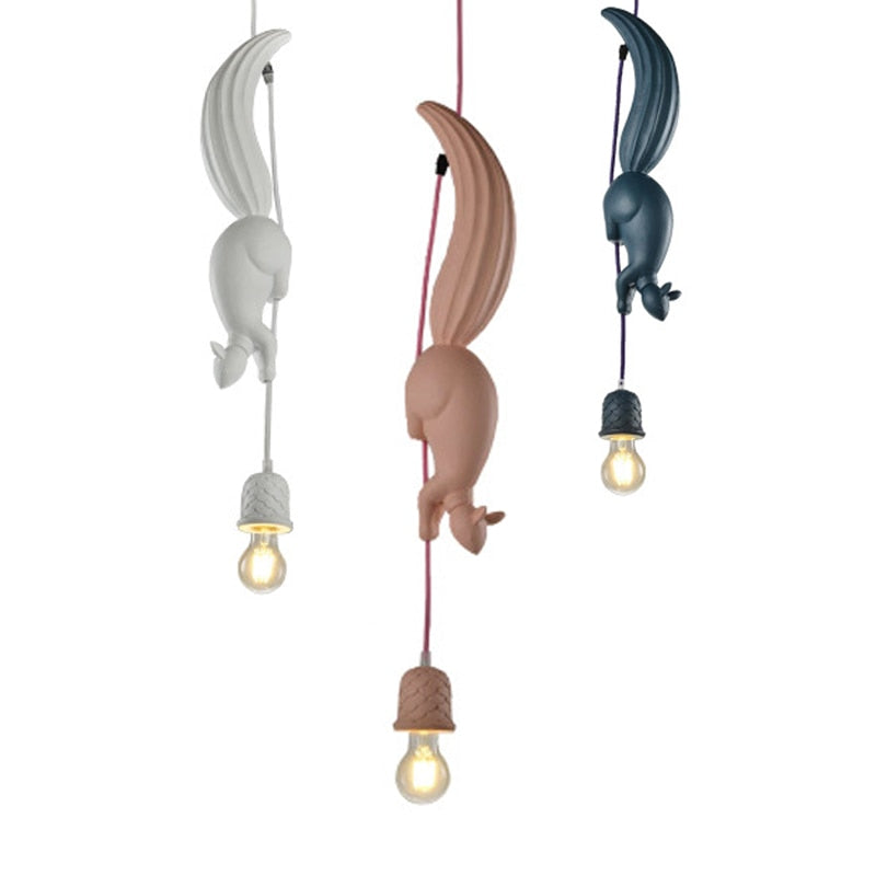 "Squirrel on the bulb" lamp by Style's Bug - Style's Bug