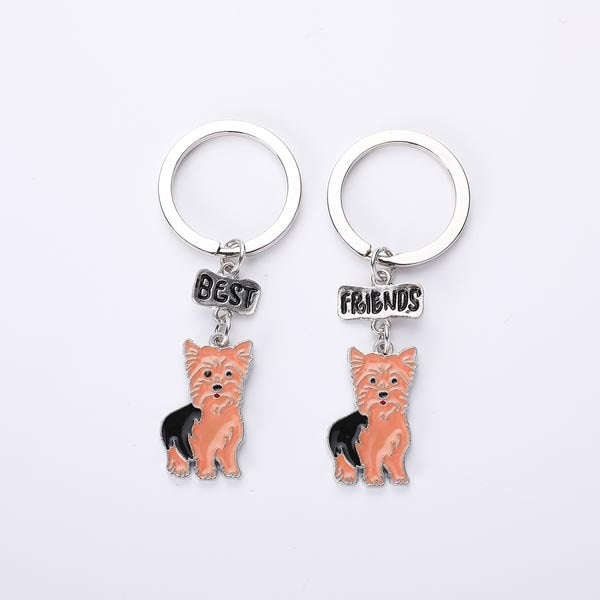 Yorkshire Terrier Keychains by Style's Bug (2pcs pack) - Style's Bug Best friends