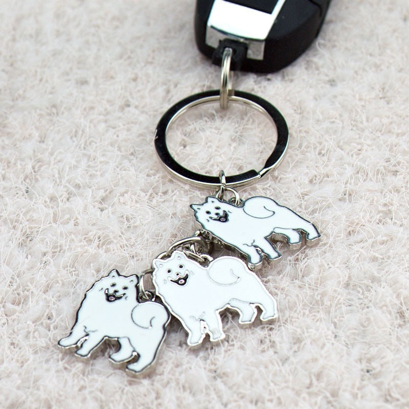 Samoyed keychains by Style's bug (2pcs pack) - Style's Bug