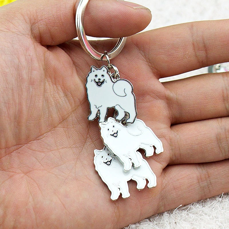 Samoyed keychains by Style's bug (2pcs pack) - Style's Bug