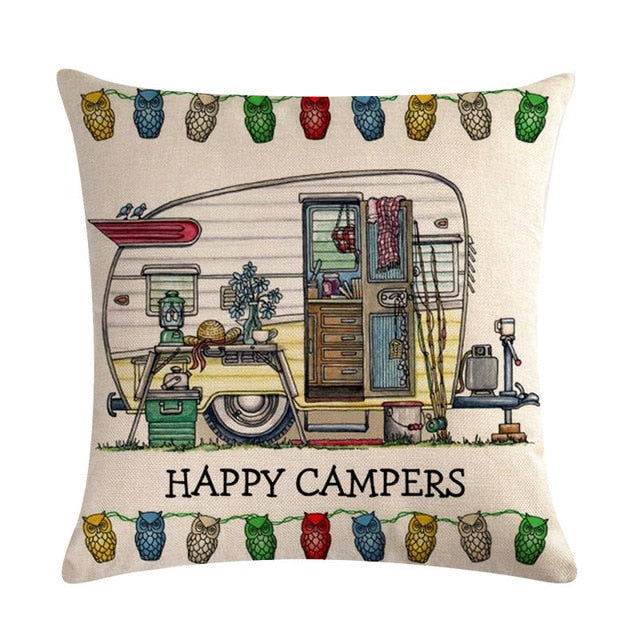Happy Campers Pillow covers - Style's Bug 4