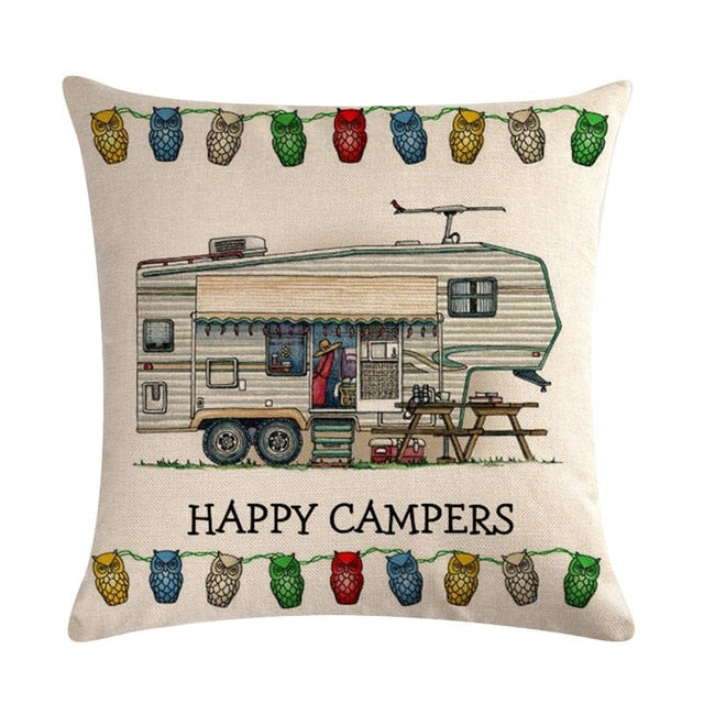 Happy Campers Pillow covers - Style's Bug 5