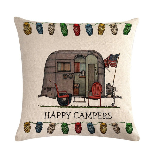 Happy Campers Pillow covers - Style's Bug 7