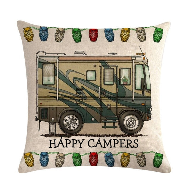 Happy Campers Pillow covers - Style's Bug 8
