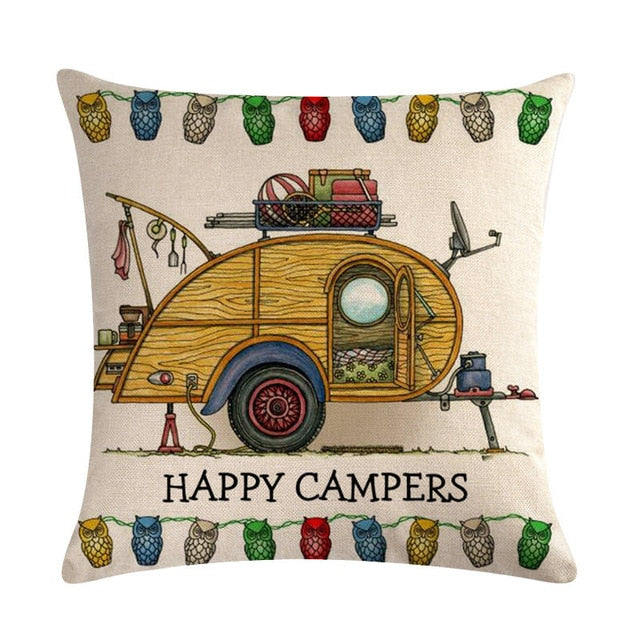 Happy Campers Pillow covers - Style's Bug 9