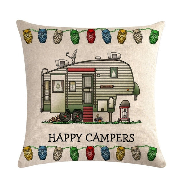 Happy Campers Pillow covers - Style's Bug 10