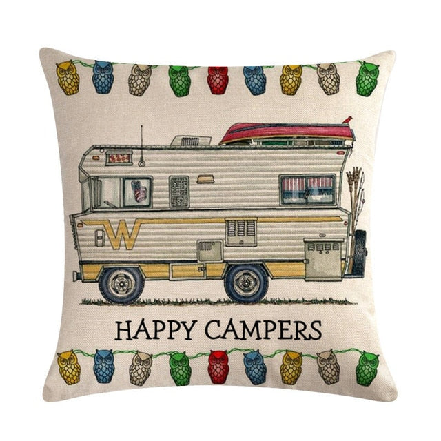 Happy Campers Pillow covers - Style's Bug 11