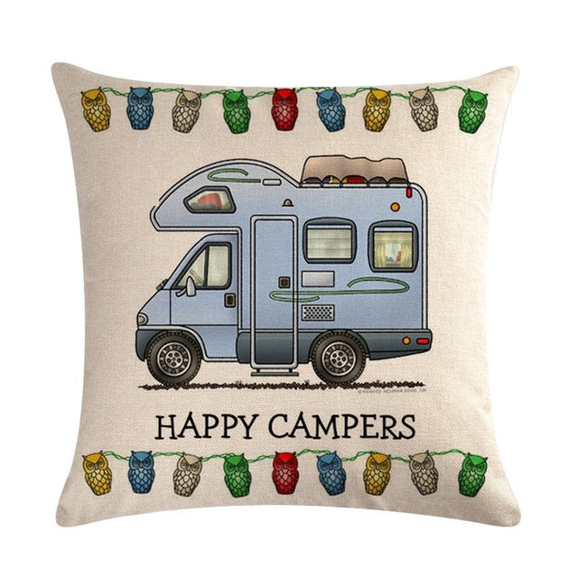 Happy Campers Pillow covers - Style's Bug 14