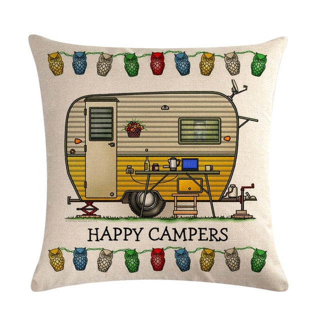 Happy Campers Pillow covers - Style's Bug 19