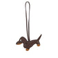 Dachshund keychains by Style's Bug - Style's Bug Brown