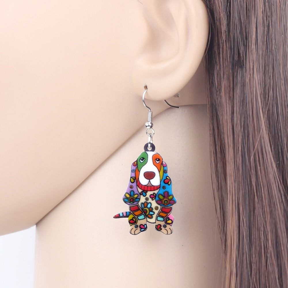 Basset Hound Earrings by Style's Bug - Style's Bug