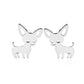 Chihuahua earrings (2 pairs pack) - Style's Bug Silver