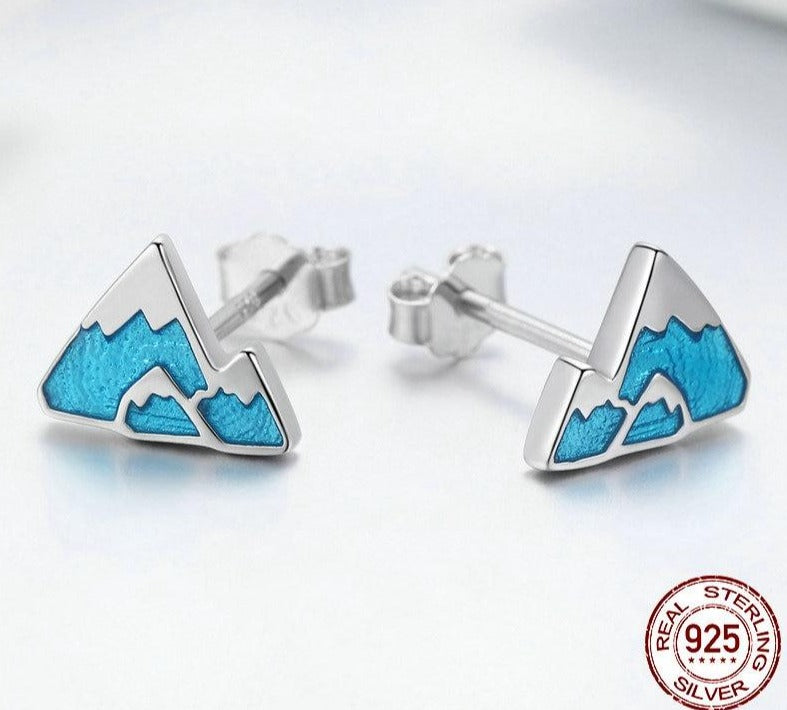 Iceberg Mountain earrings by Style's Bug - Style's Bug