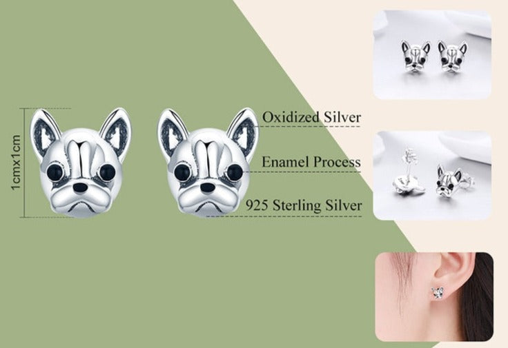 French Bulldog earrings by Style's Bug - Style's Bug