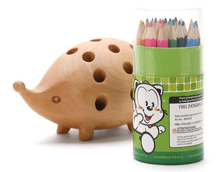 Hedgehog the pencil holder by Style's Bug (includes a pencil set) - Style's Bug