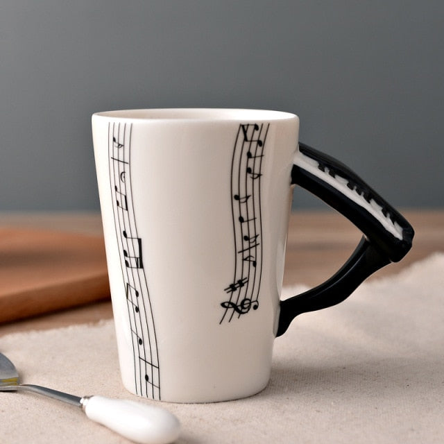 Musical instrument mugs by Style's Bug - Style's Bug Piano - A