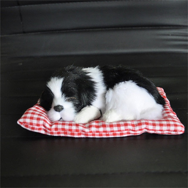 Cute Sleeping Puppy - Style's Bug Black White